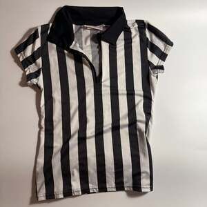 Referee football shirt sexy! 34-36 bust small and tight stretchy